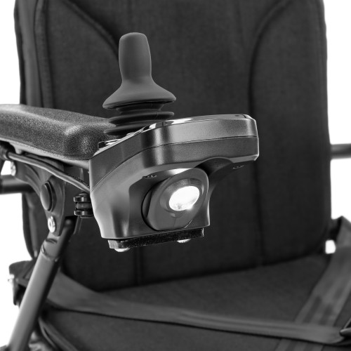 Ultraľahký elektrický invalidný vozík SMART-TIM, čierny