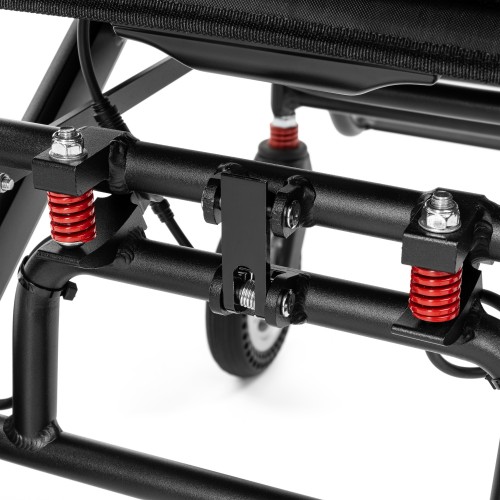 Ultraľahký elektrický invalidný vozík SMART-TIM, čierny