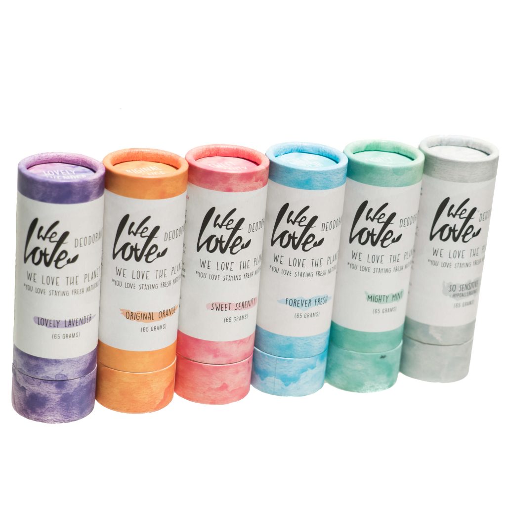 Prírodný tuhý deodorant "So Sensitive" We Love the Planet 65 g