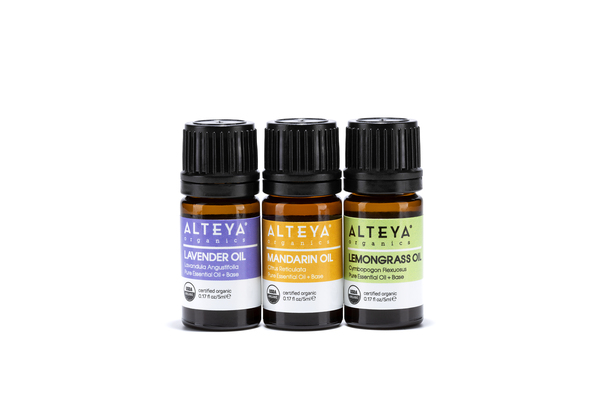 Rio ARIA aróma difuzér + DoTERRA Trio esenciálnych olejov 3x5ml