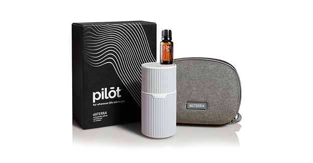 doTERRA Pilot aróma difuzér + doTERRA Peppermint 15 ml