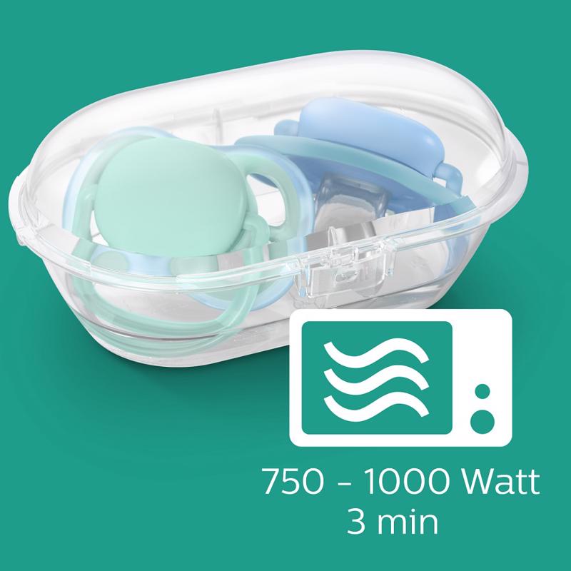 Philips AVENT Cumlík Ultra air 6-18m nočný chlapec 2 ks