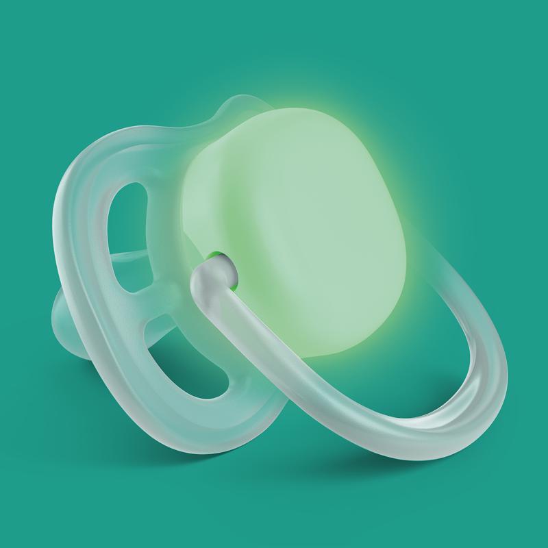 Philips AVENT Cumlík Ultra air 0-6m nočný chlapec 2 ks