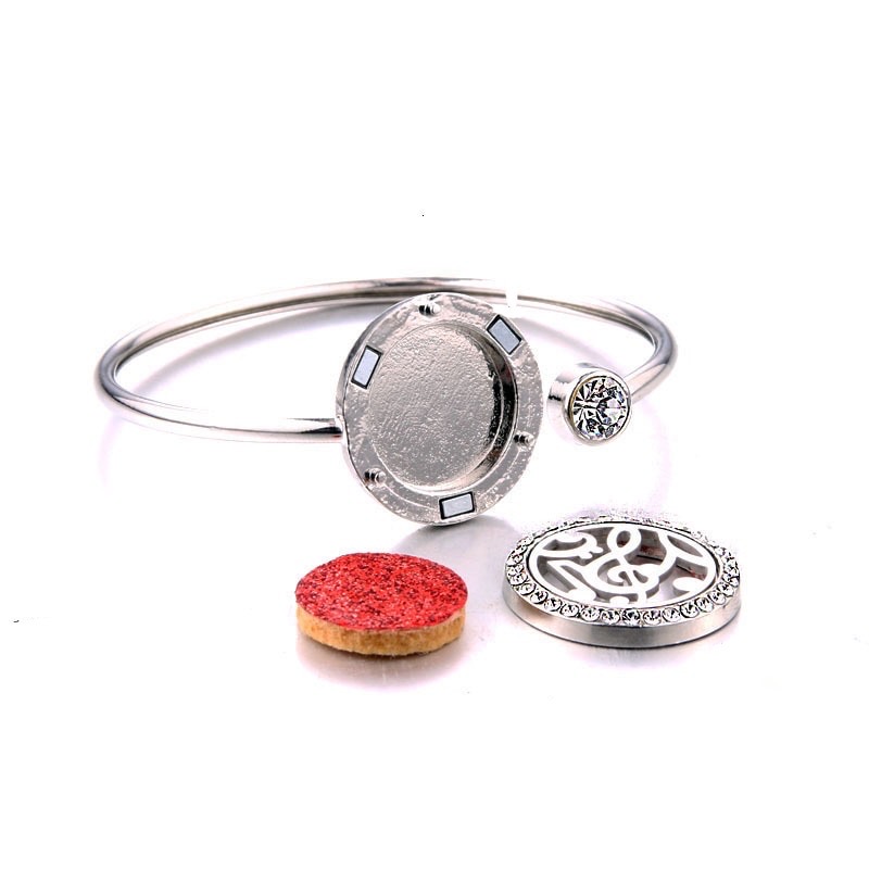 Aroma difúzny náramok Kvet so zirkónmi