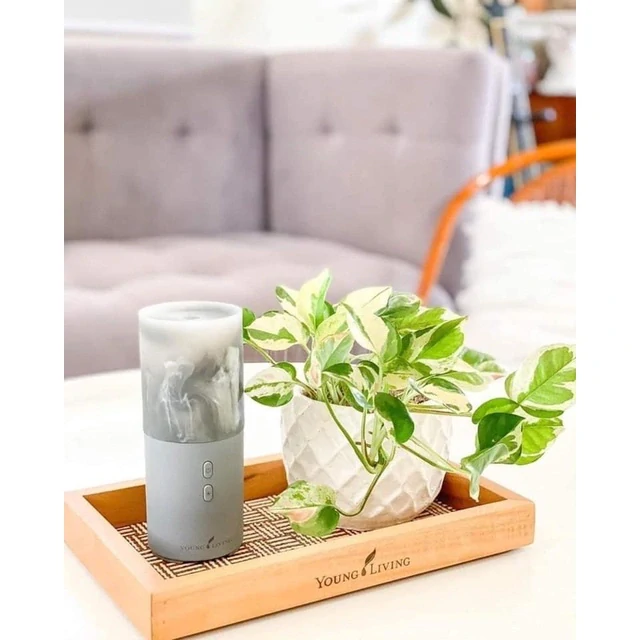 Young Living Viya Difúzer do auta + DoTerra Trio Esenciálnych olejov citrón. levanduľa, mäta 3x5 ml