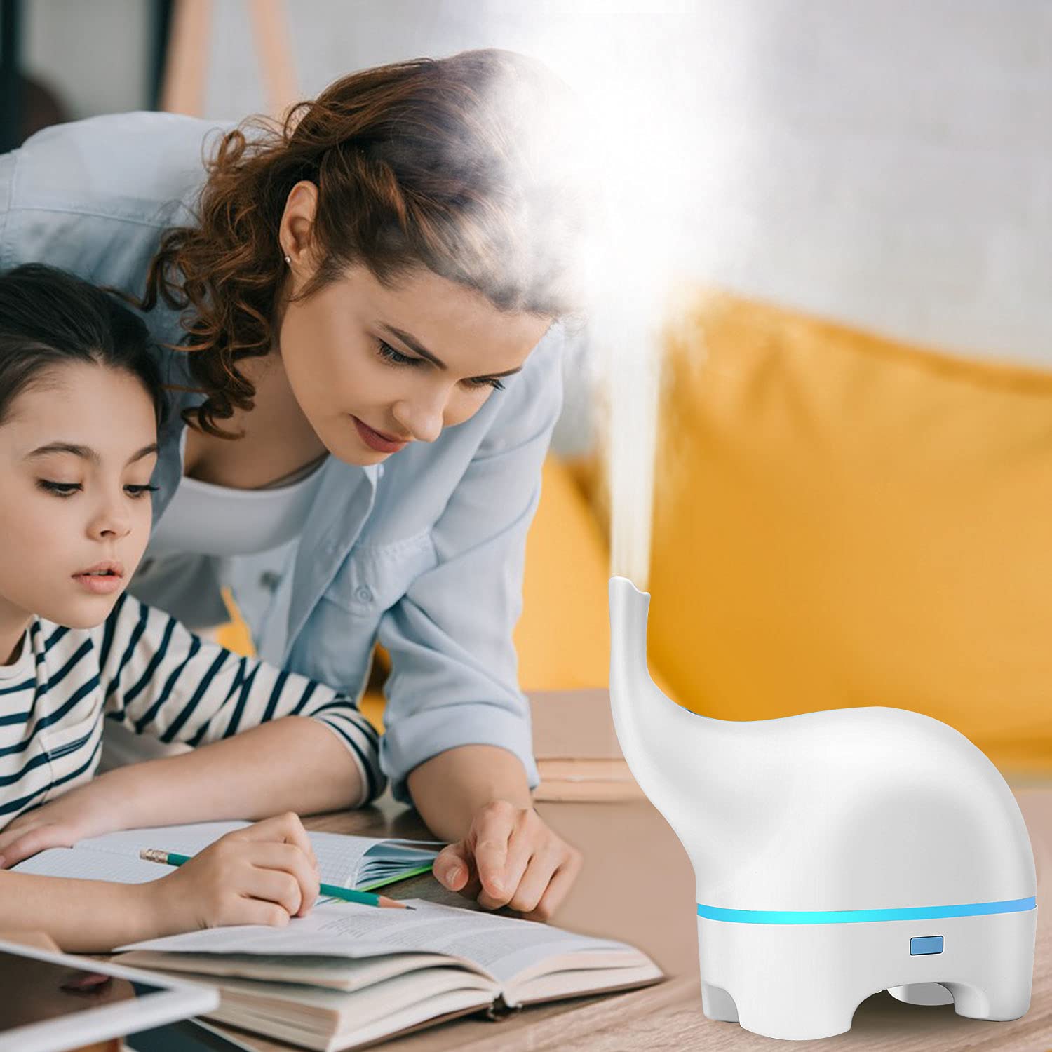 Zdravko Relax difuzér Little Ellie + doTERRA Wild orange 5ml a doTERRA Lavender 5ml