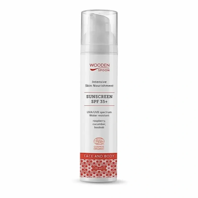Opaľovacie mlieko na telo a tvár SPF 35+ WoodenSpoon 100 ml