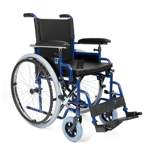 Mechanický invalidní vozík CLASSIC H011, 43cm, černý