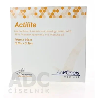 ACTILITE krytí na rány antimikrobiální 10x10 cm 1x10 ks