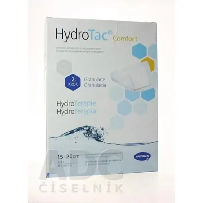 HydroTac Comfort krytí na rány pěnové hydropolymerové 15x20 cm, 1x10 ks