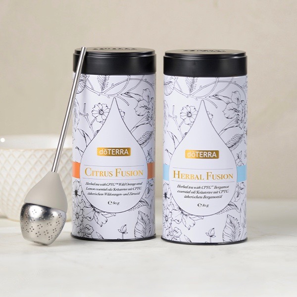 doTERRA Herbal Tea Collection čaj s esenciálnymi olejmi 2 ks