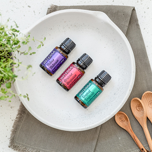 doTERRA Kolekcia na varenie s gastronomickými zmesami 3 x 15 ml