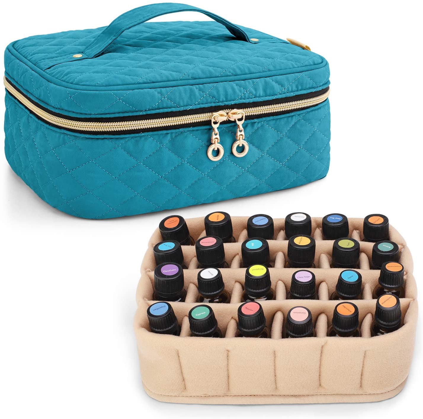 Taška na esenciálne oleje 24 x 5-30 ml modrá