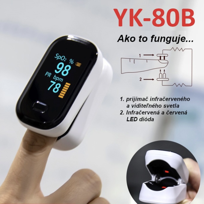 Pulzný oximeter YK-80B