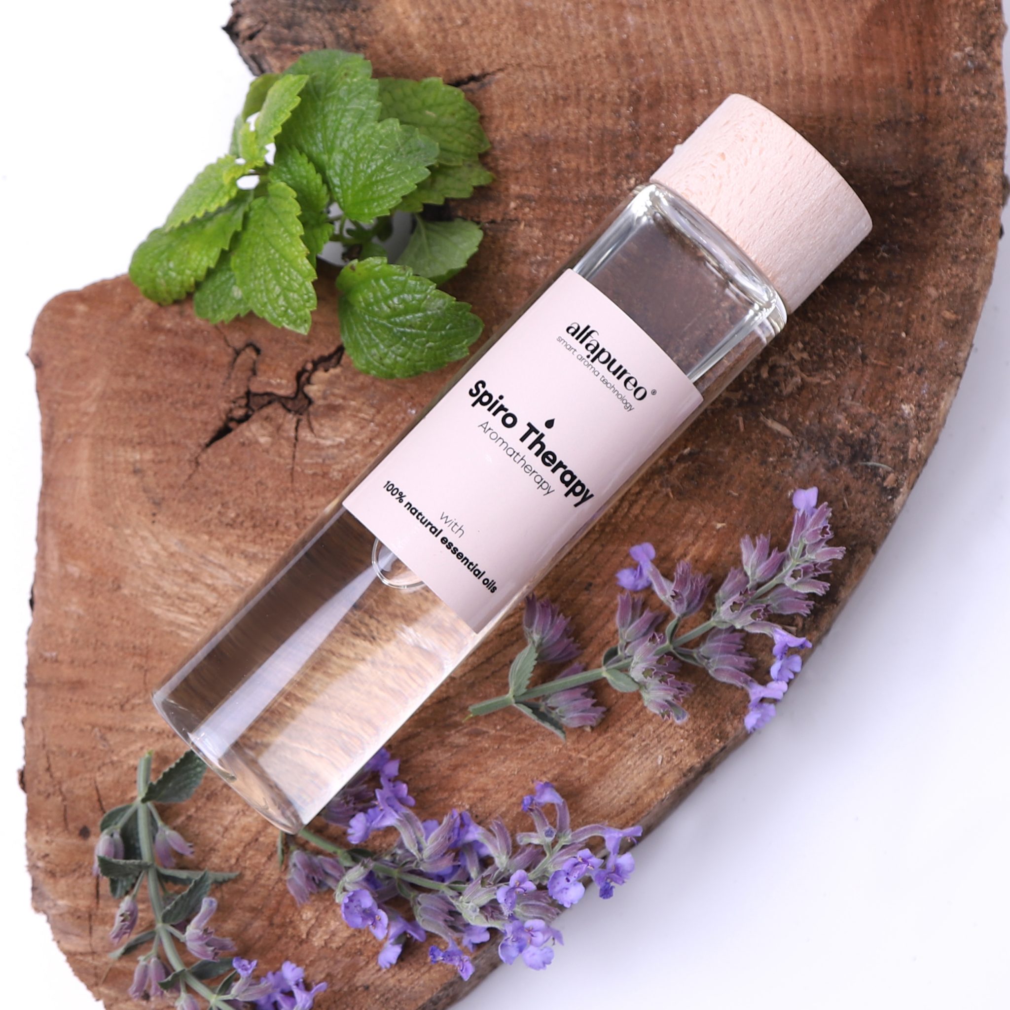 AlfaPureo Spiro Therapy s obsahom 100% prírodných silíc 200 ml