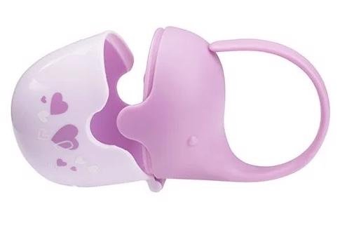 BABYONO Púzdro na cumlík ružová