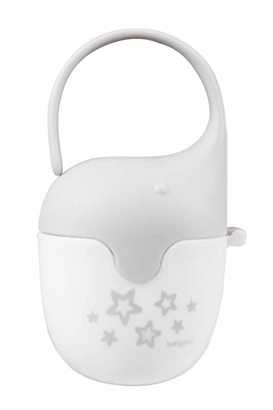 BABYONO Púzdro na cumlík sivá