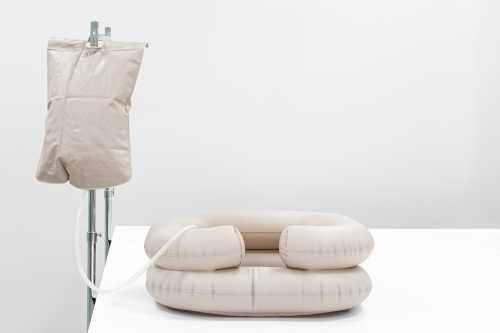 Nafukovacie PVC umývadlo so sprchou