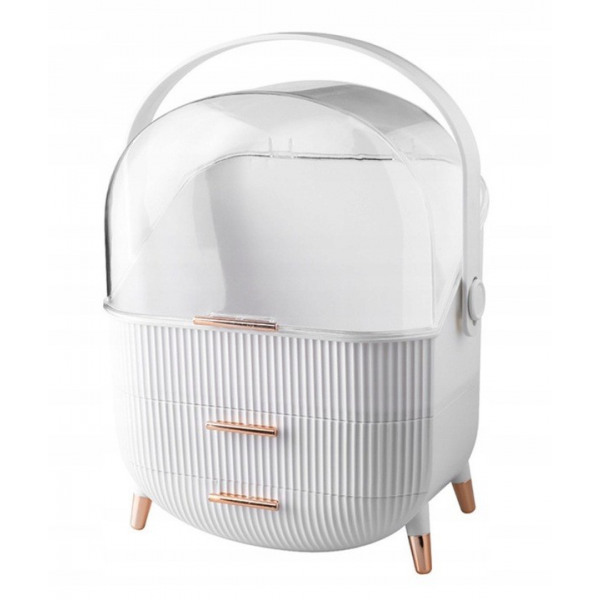 Organizér na šperky a kozmetiku biely