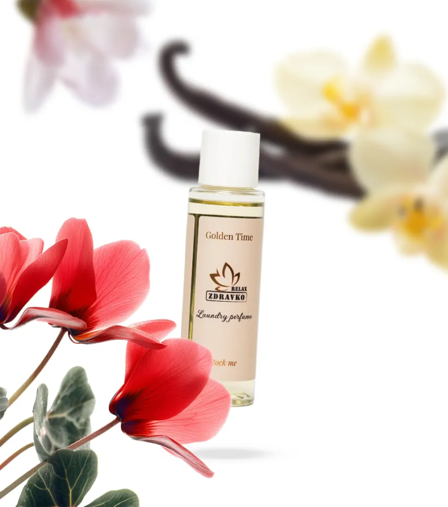 Zdravko Relax - Golden time parfém na pranie 100ml (20 pracích dávok)