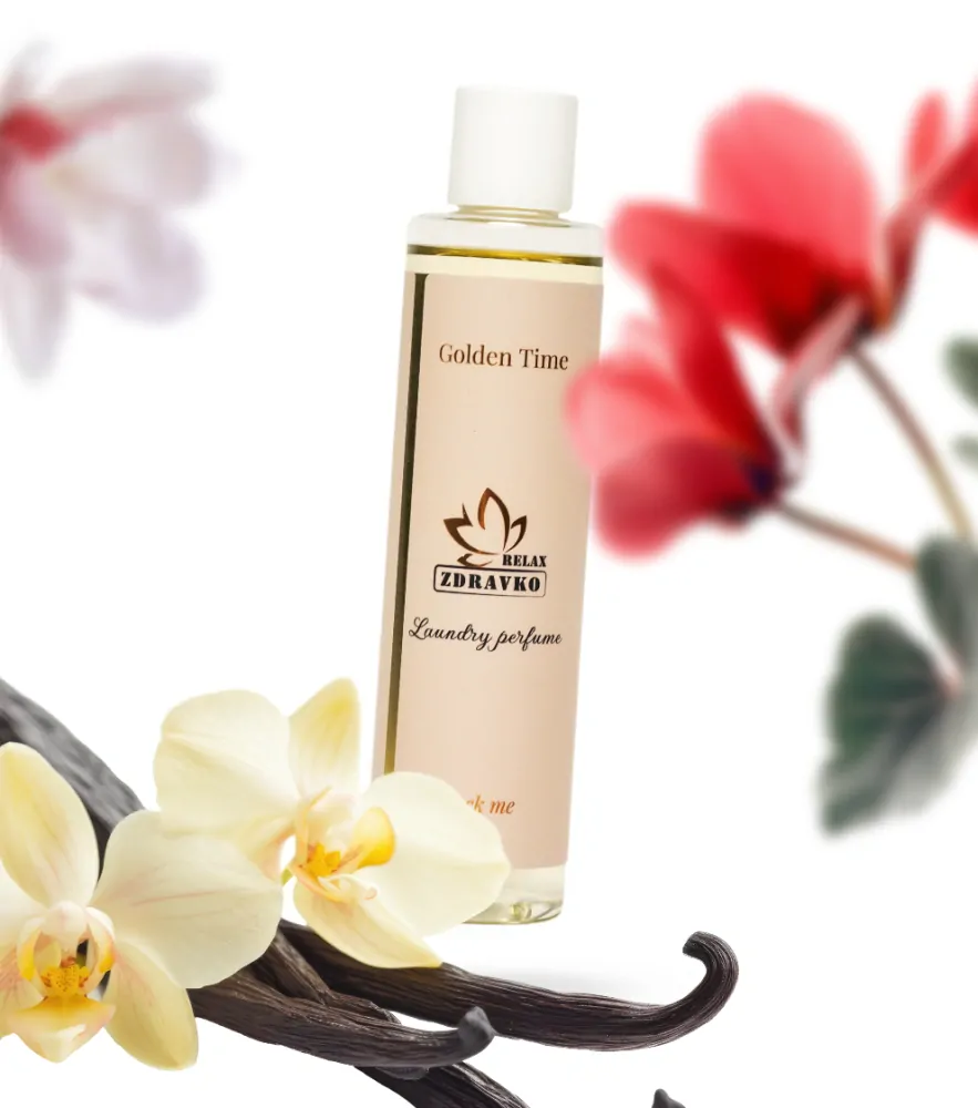 Zdravko Relax - Golden time parfém na pranie 250 ml (50 pracích dávok)