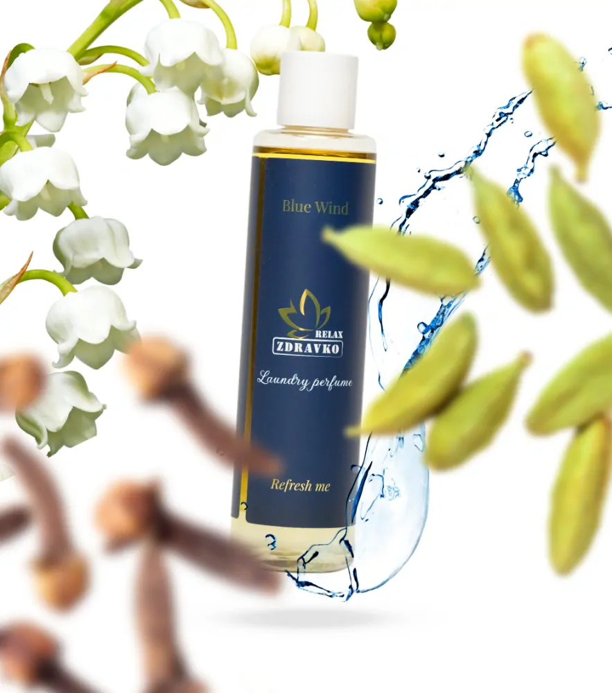 Zdravko Relax - Blue wind parfém na pranie 250 ml (50 pracích dávok)