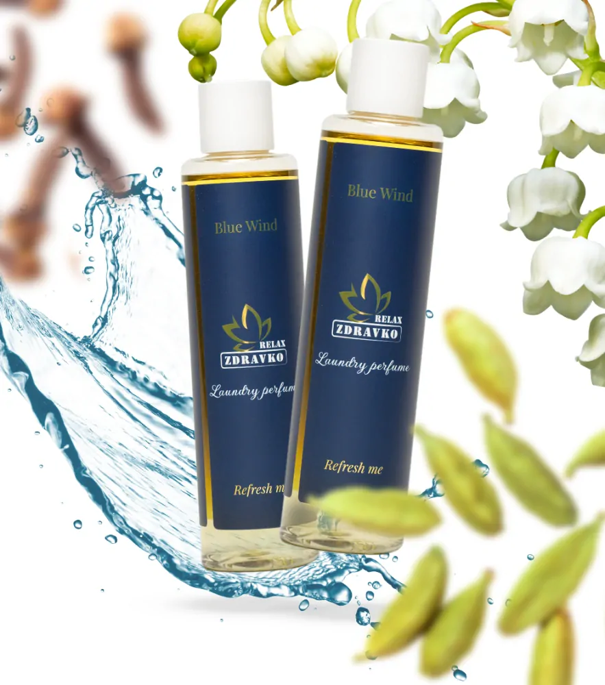 Zdravko Relax - Blue wind parfém na pranie 2x250 ml (100 pracích dávok)