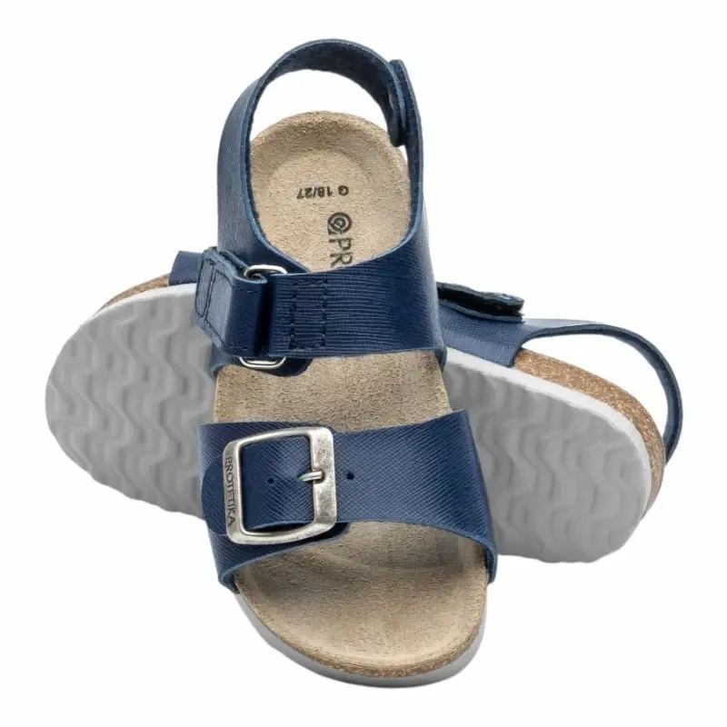 Detské ortopedické sandále č.34 T97 PROTETIKA modré