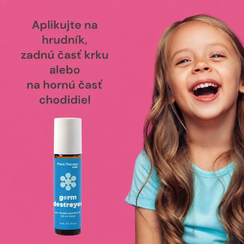 Plant Therapy KidSafe Germ Destroyer – Ničiteľ baktérií roll-on pre deti 10 ml