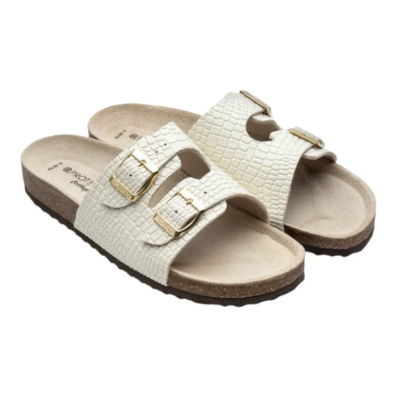 Sandále ortopedické č.38 T92 PROTETIKA croco-smotanová