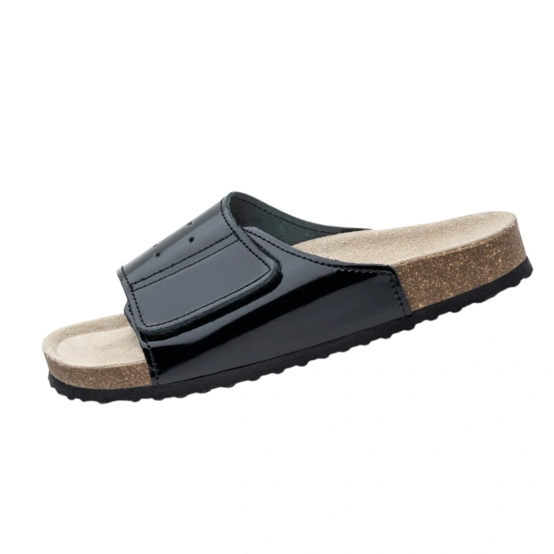 Sandále ortopedické č.38 T56 PROTETIKA lesklá čierna