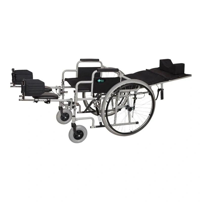 REHAFUND polohovateľný invalidný vozík YJ-011JA, 48cm, čierny 