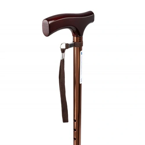 Timago nastaviteľná palica s pútkom TGR-R LA 833L2 hnedá