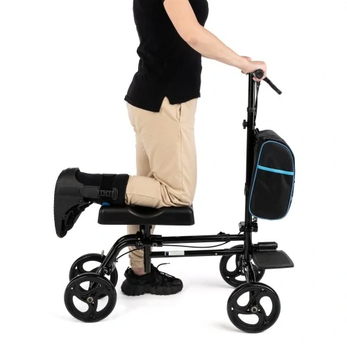 Kolenná kolobežka Knee Walker – 4-kolesové chodítko s oporou kolena