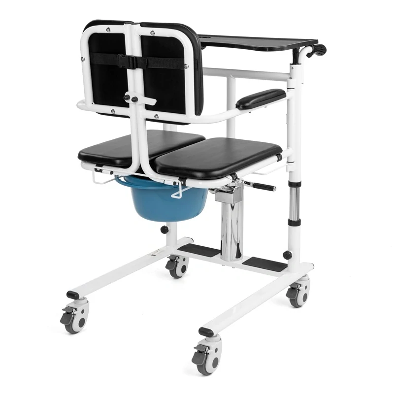 Hydraulické prenosné toaletné kreslo a zdvihák 3v1 SAFE-TRANSFER