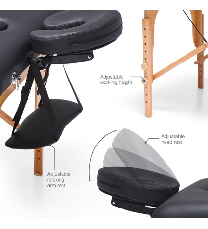 Rio Professional Ultra light masážny skladací stôl