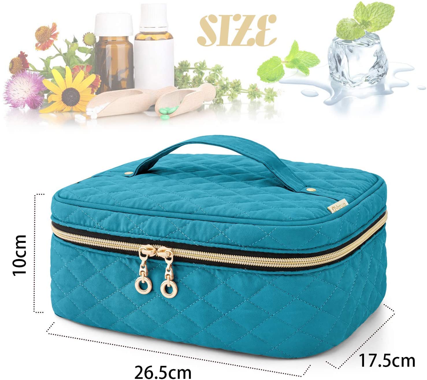 Taška na esenciálne oleje 24 x 5-30 ml modrá