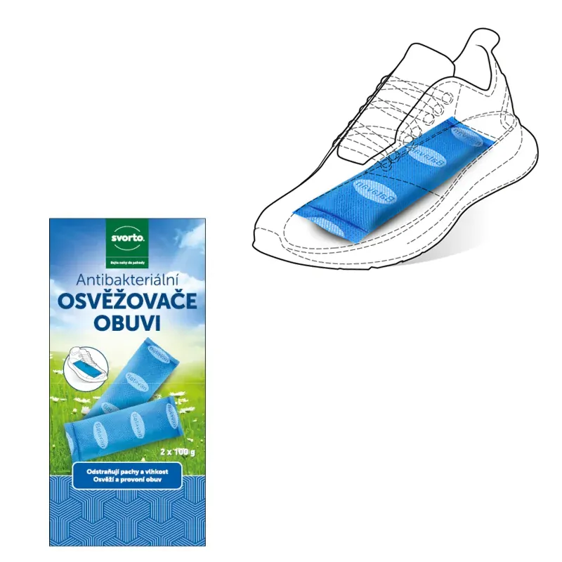 Svorto antibakteriálne osviežovače obuvi