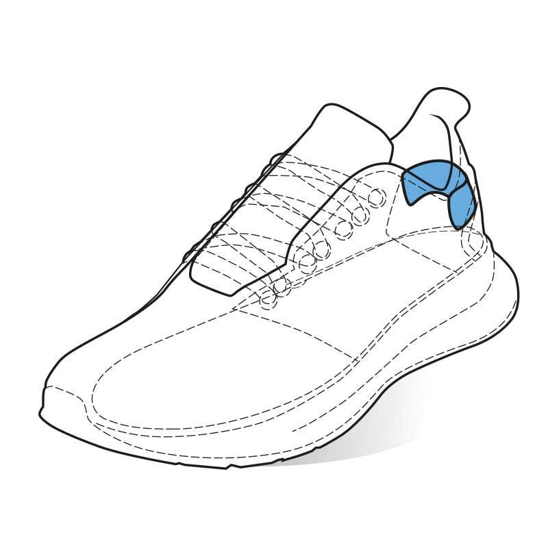 Svorto Gélové pätičky samolepiace