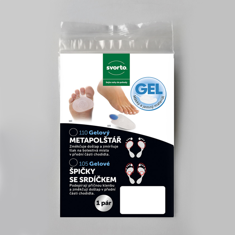 Svorto Gélové špičky so srdiečkom