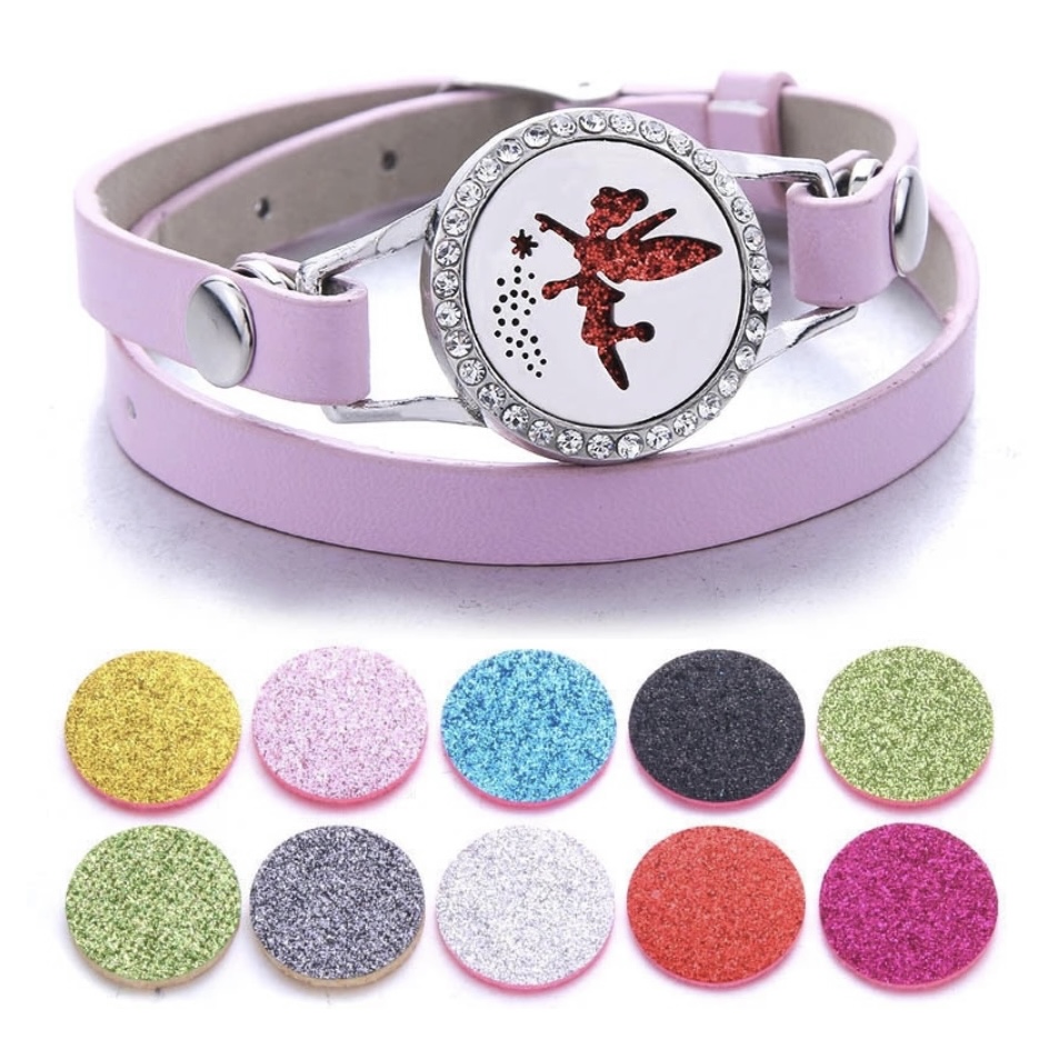 Aroma difúzny náramok Cat dvojitý kožený remienok