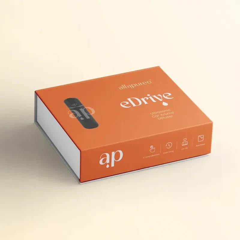 AlfaPureo eDrive – inteligentný difuzér do auta white + 6ks aroma olejov