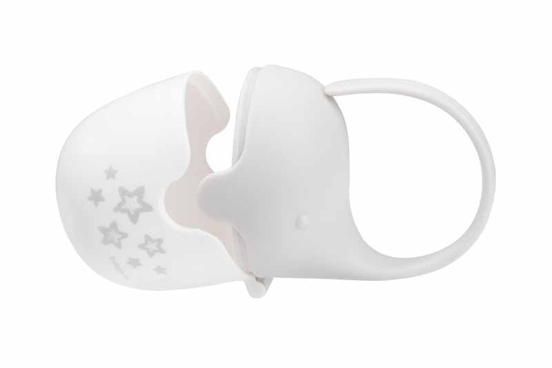 BABYONO Púzdro na cumlík sivá