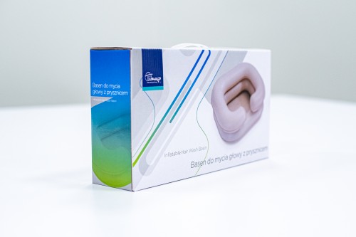 Nafukovacie PVC umývadlo so sprchou