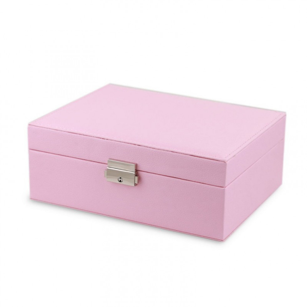 Šperkovnica kufrík ružová