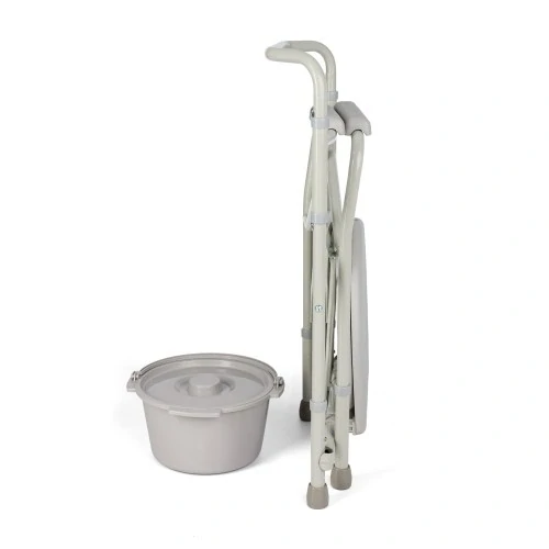 Toaletné kreslo skladacie RKT 023B – statické, do 120 kg