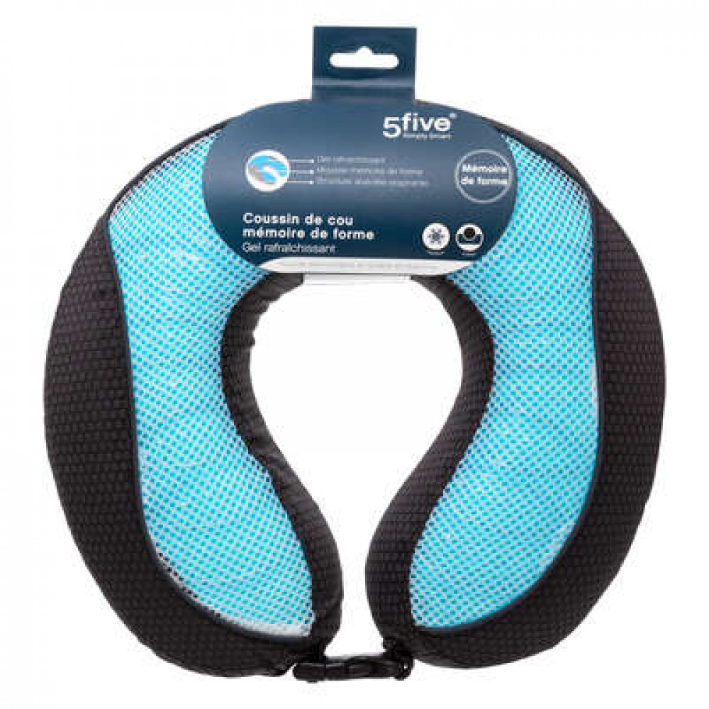 Cestovný vankúš z pamäťovej peny a chladivého gélu ZDRAVKO