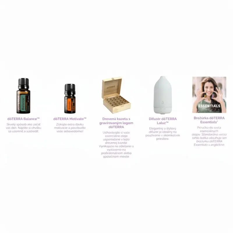 doTERRA Balíček Together s difuzérom Laluz