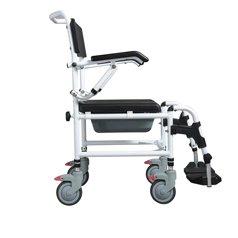 Sprchovací a toaletný vozík 3v1 MASTER-TIM – pojazdný, do 150 kg