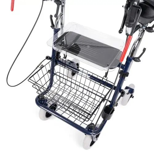 Chodítko štvorkolesové s predĺženými lakťovými opierkami RS8811